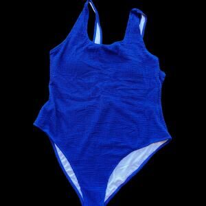 Angerela Blue One Piece Tummy Control Bathing Suit New XXL
